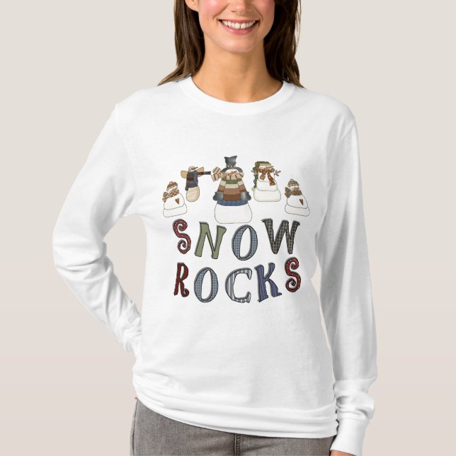 Snow Rocks  T-shirts and Gifts (Front)