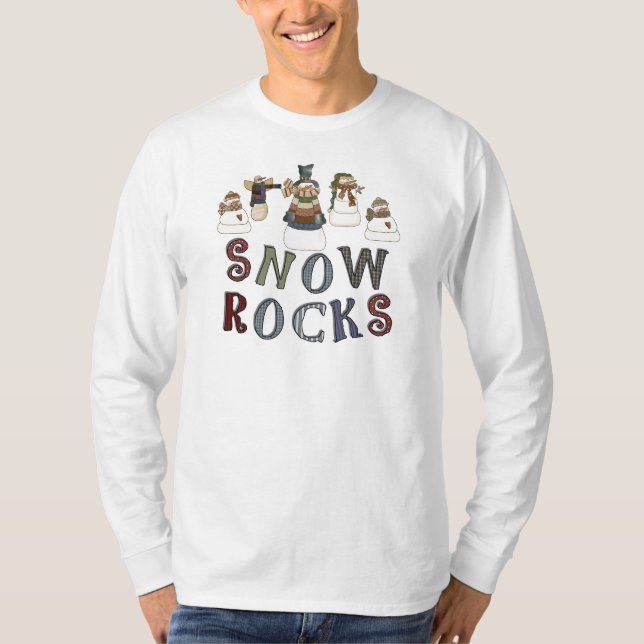 Snow Rocks  T-shirts and Gifts (Front)