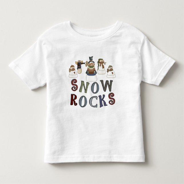 Snow Rocks  T-shirts and Gifts (Front)