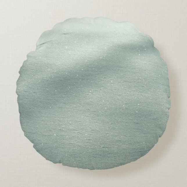 Snow Round Pillow (Front)
