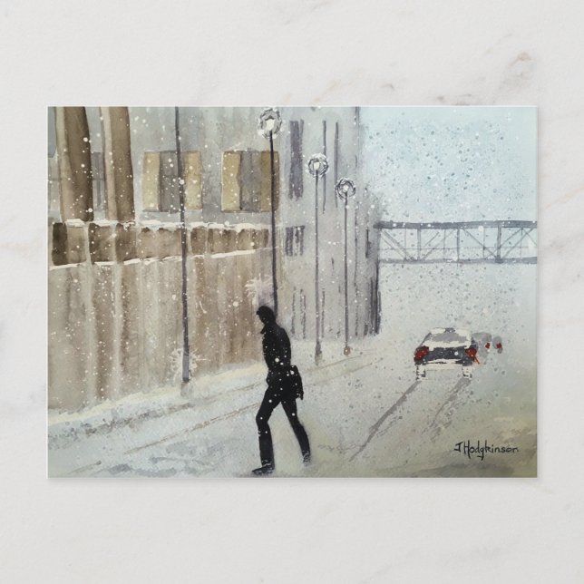 SNOW SCAPE POST CARD (Front)
