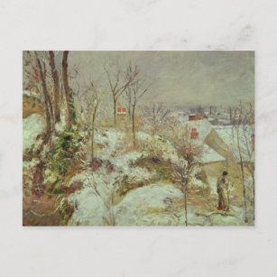 Snow Scene Postcard