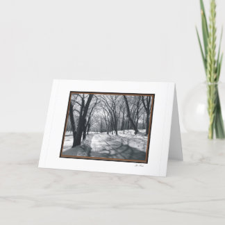 snow scenes card