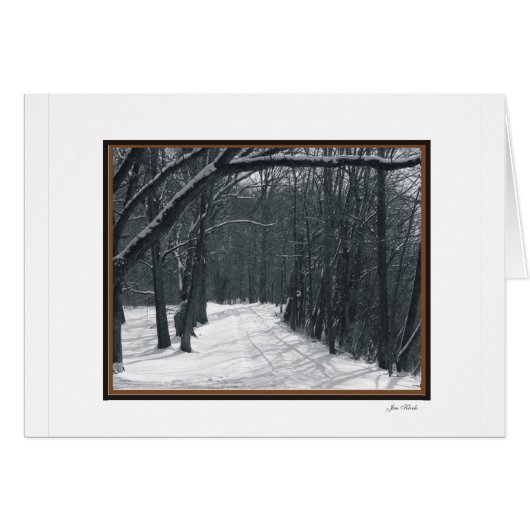 snow scenes cards (Front Horizontal)
