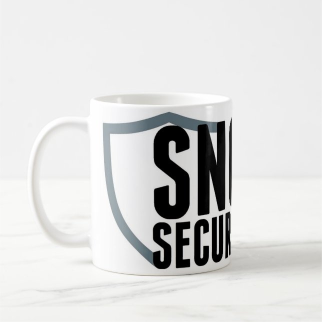 Snow Security mug #1 (Left)