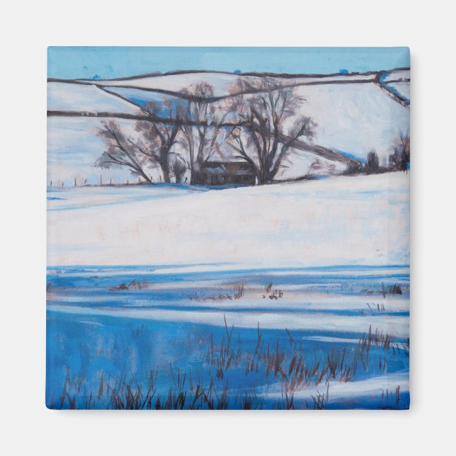 Snow Shadows 2010 Magnet (Front)