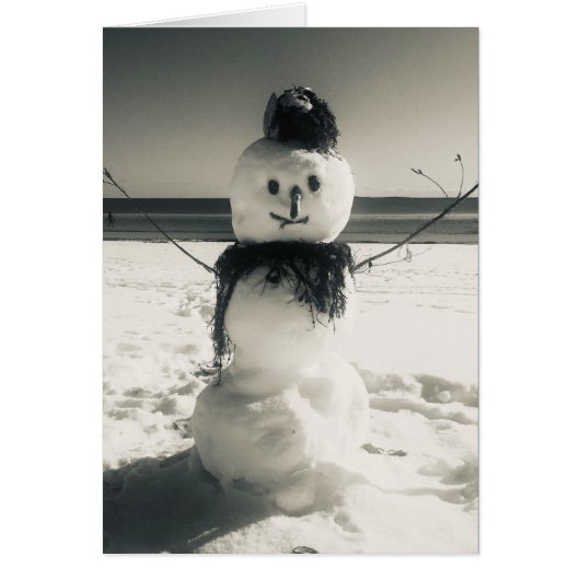 snow shore snowman cards (Front)