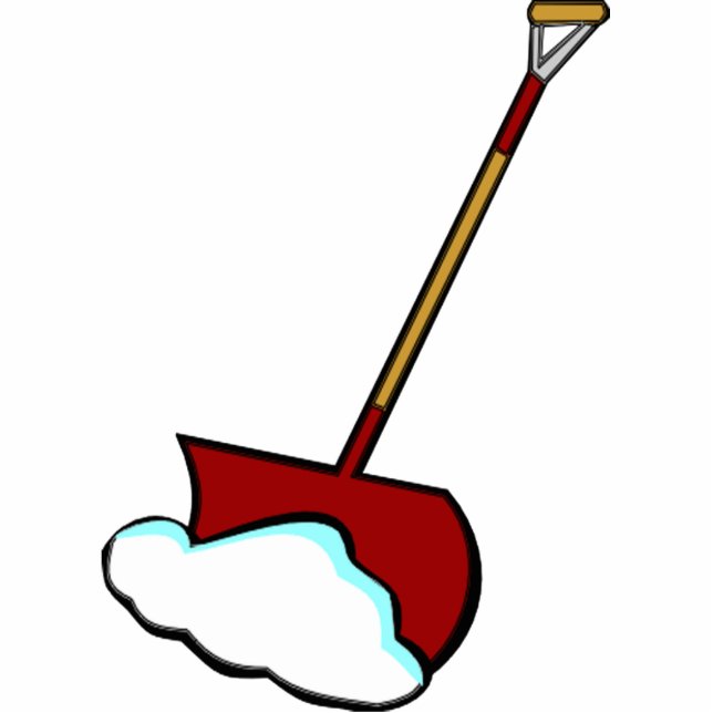 Snow Shovel Tree Ornament (Front)