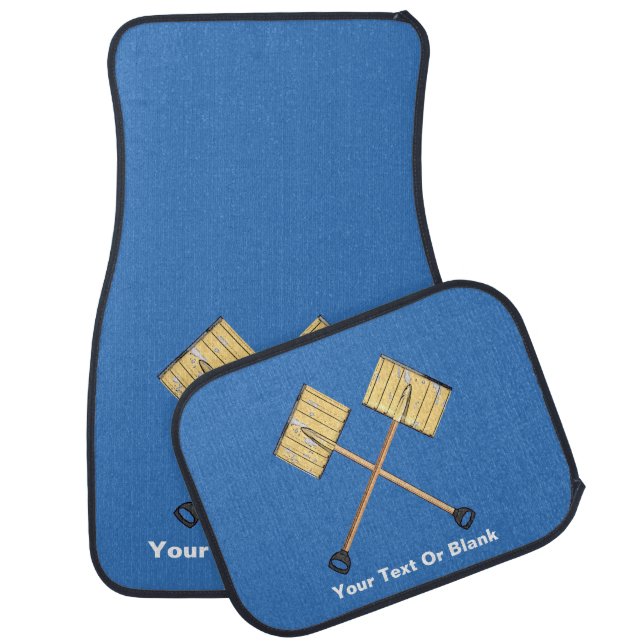 Snow Shoveling Business Car Mat (Set)