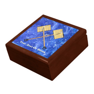 Snow Shoveling Business Jewelry Box