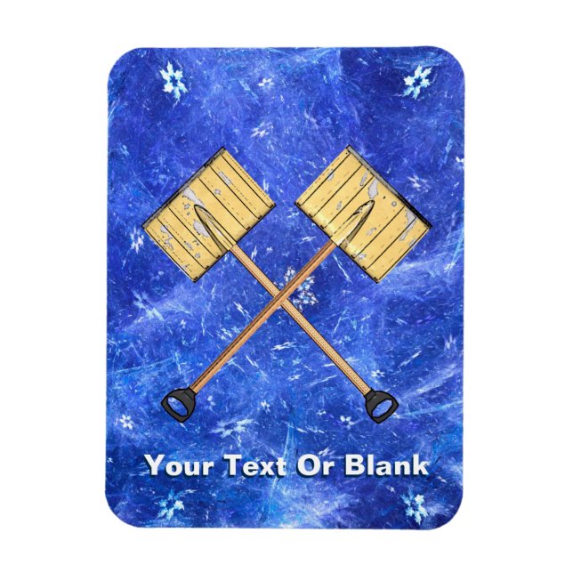 Snow Shoveling Business Magnet (Vertical)