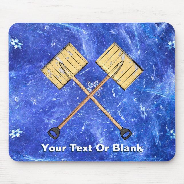 Snow Shoveling Business Mouse Pad (Front)