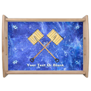 Snow Shoveling Business Serving Tray