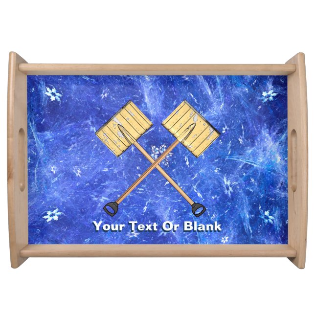 Snow Shoveling Business Serving Tray (Front)