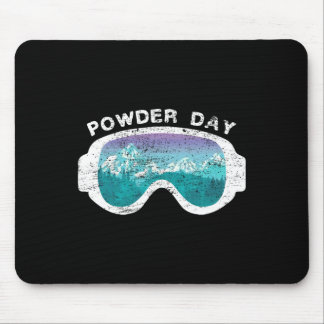 Snow Ski Powder Day Snowboarding Mountain Sport Mouse Pad