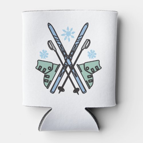 Snow Skiing Can Cooler