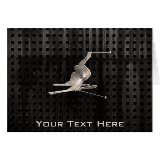 Snow Skiing; Cool Black (Front Horizontal)