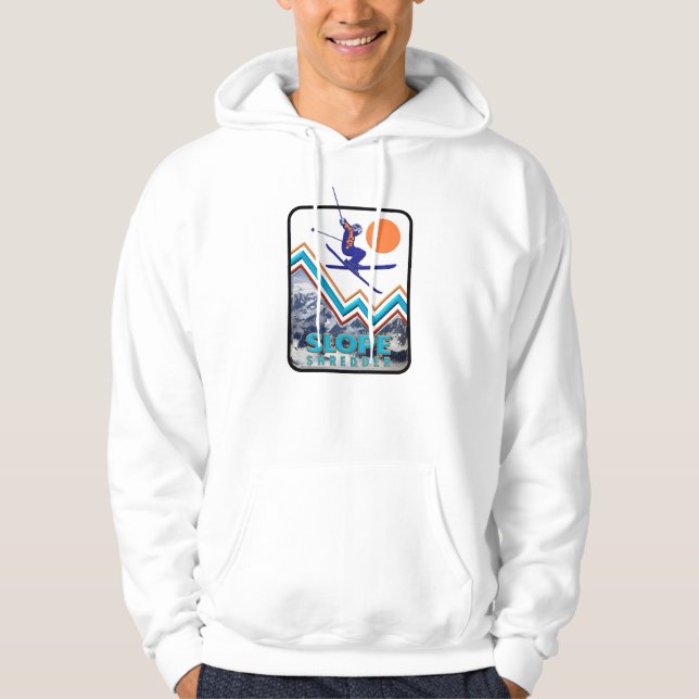 Snow Skiing  Hoodie (Front)
