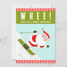 Snow Skiing Skier Christmas