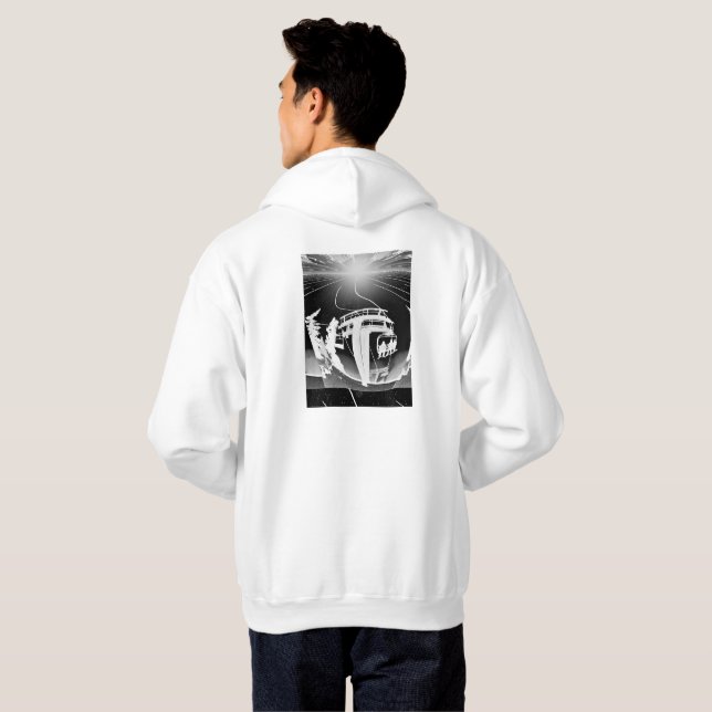 SNOW snowboarding ski skiing powder Utah Hoodie (Back Full)