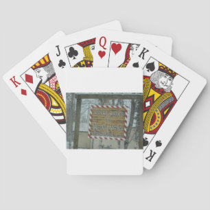 Snow Snowflake Frozen Weather North Pole Alaska Poker Cards