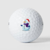 A frozen ice palace pattern. golf balls