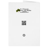 Snow Sprinkled Pink and Yellow Tulips (Back)