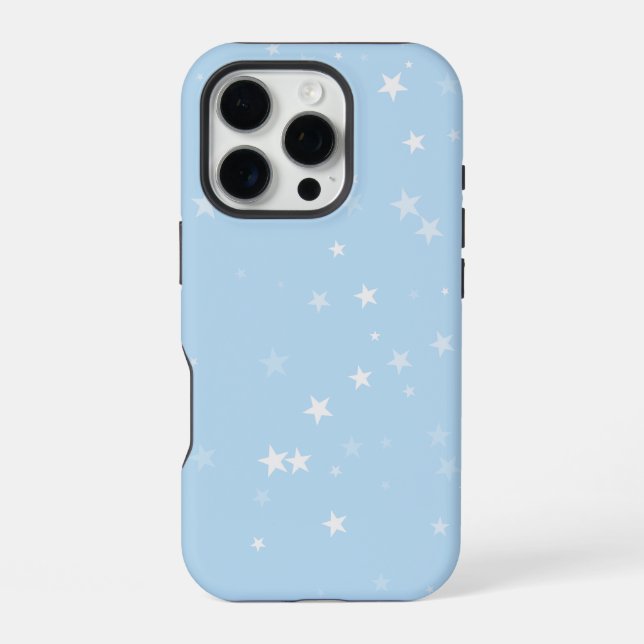 Snow Starry Winter Background Iphone Case (Back)