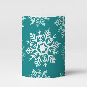 Snow Stars - Christmas - Pilar Candle