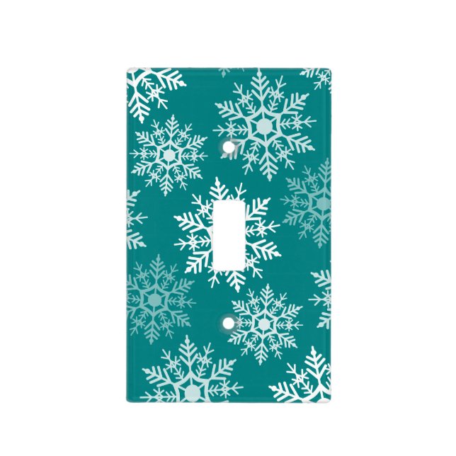 Snow Stars - Light Switch Cover (Front)