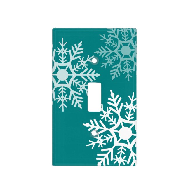 Snow Stars - Light Switch Cover (Front)