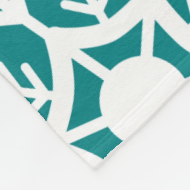 Snow Stars - Winter Fleece Blanket (Corner)