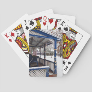 Snow Storm in Cottage City - Martha's Vineyard Poker Cards