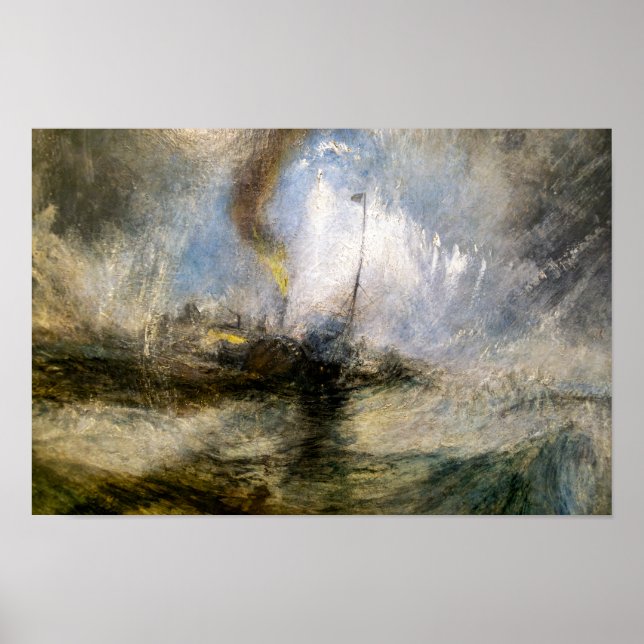 Snow Storm | JMW Turner | Poster (Front)