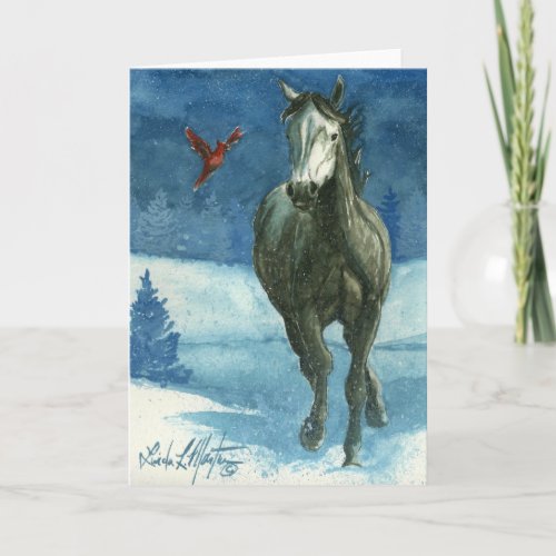 Snow Tag Blank Card