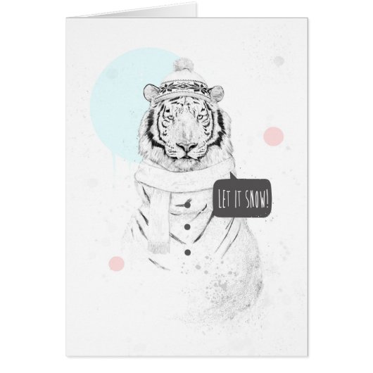 Snow tiger cards (Front)