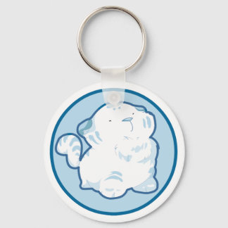 Snow Tiger Keychain