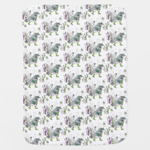 Snow time baby blanket