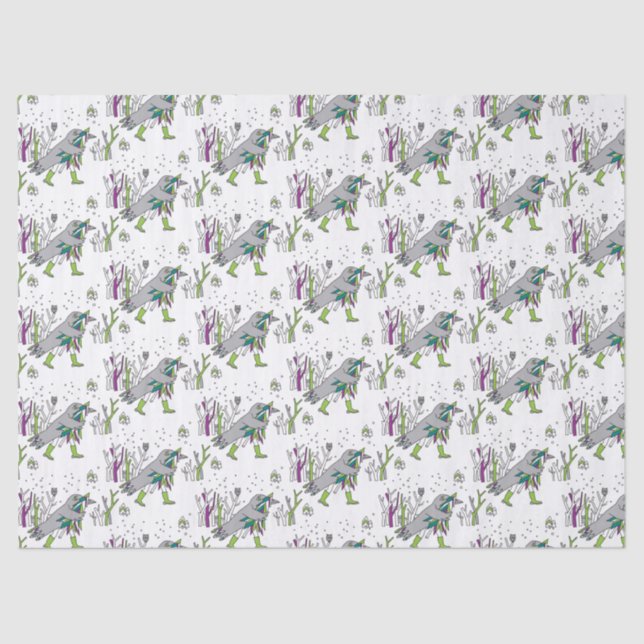 Snow time tissue paper (Front)