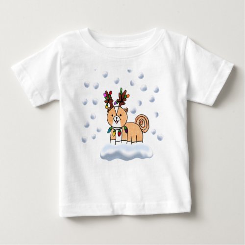 Snow time with Pupeye Baby T-Shirt