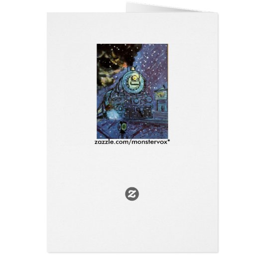 Snow Train Cards (Back)