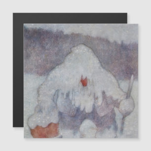 “Snow Troll” by Theodor Kittelsen Magnetic Invitation