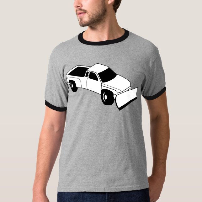 snow truck plow T-Shirt (Front)