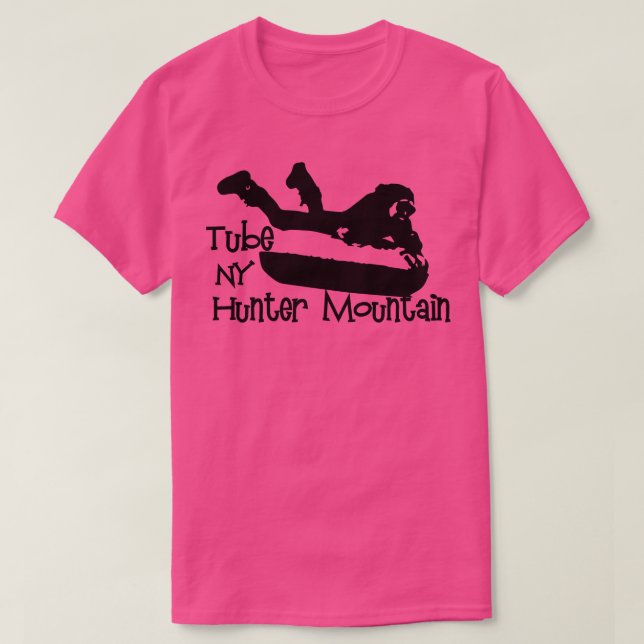 Snow Tube Hunter Mountain New York T-Shirt (Design Front)