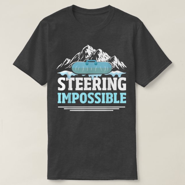 Snow Tubing Ice Tube  T-Shirt (Design Front)