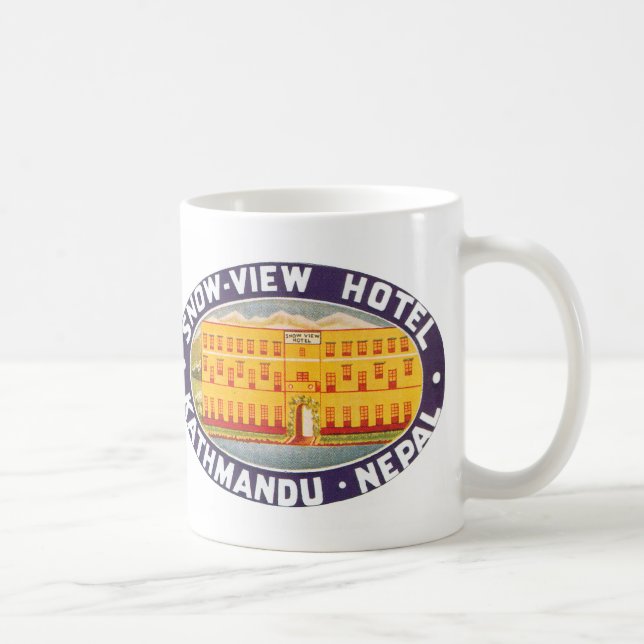 Snow View Hotel Kathmandu Nepal Coffee Mug (Right)