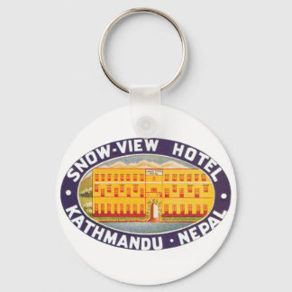 Snow View Hotel Kathmandu Nepal Keychain