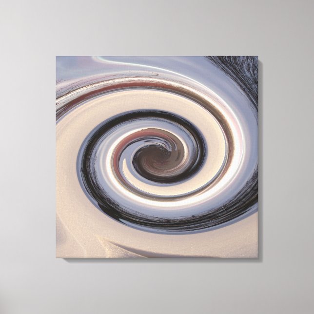 Snow Wave Canvas Print (Front)