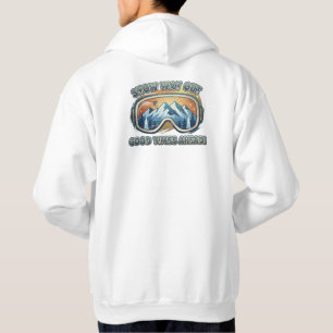 Snow Way Out – Vintage Ski Adventure T-Shirt Hoodie