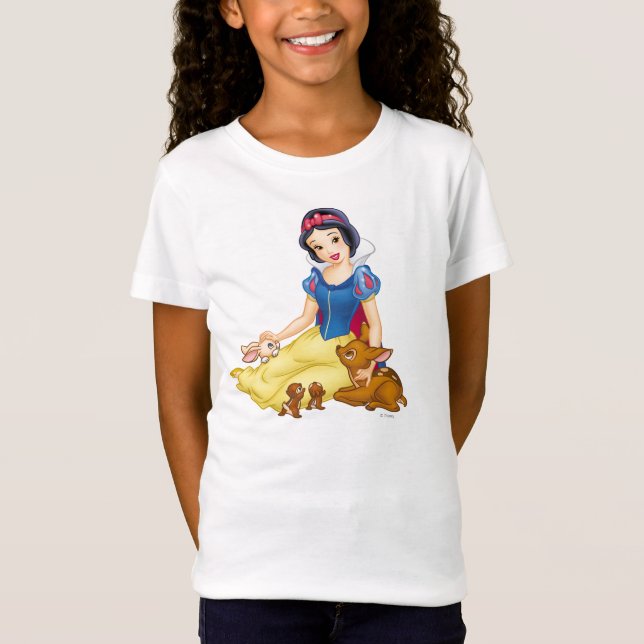 Snow White and Animal Friends T-Shirt (Front)